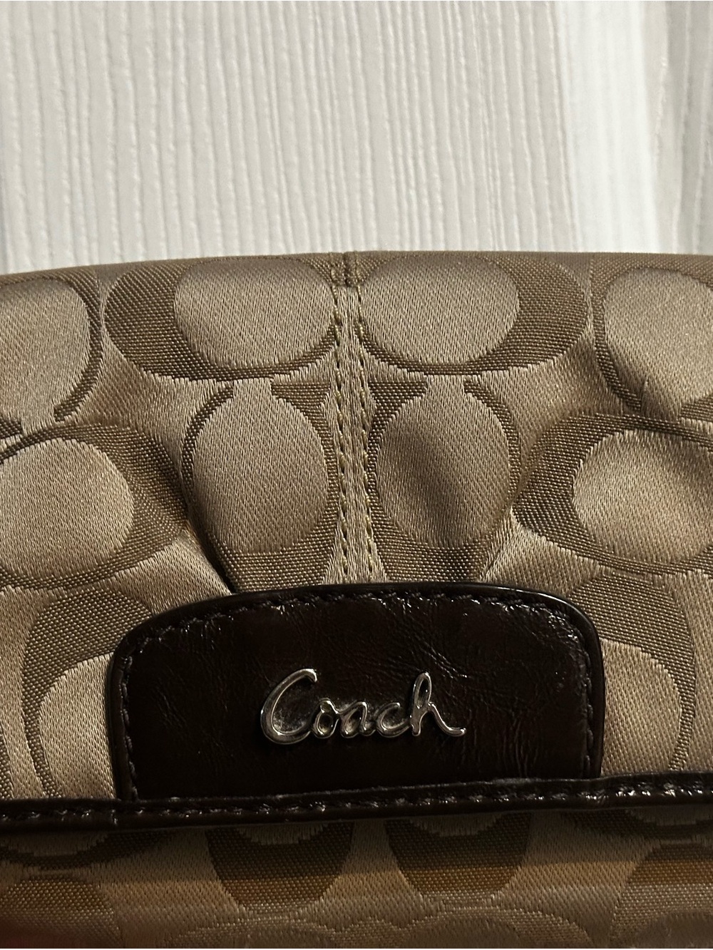 Vintage Coach Monogram Wallet